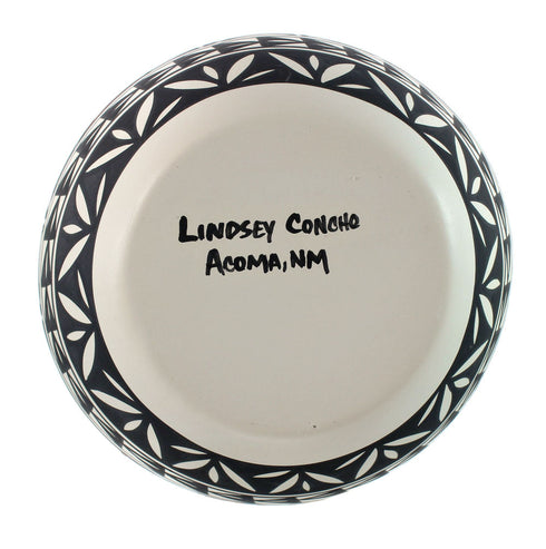 Hand Crafted Acoma Pottery By Artist Lindsey Poncho JX130381
